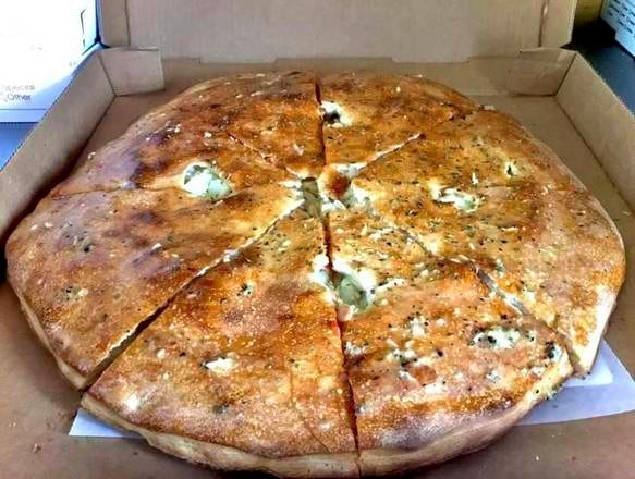 Stuffed White Pizza Large.